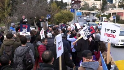 İsrail'in Filistinlilere Ait Evleri Tahliye Kararı Protesto Edildi