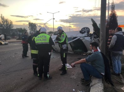 Manisa'da Trafik Kazası Açıklaması 4'Ü Çocuk 9 Yaralı