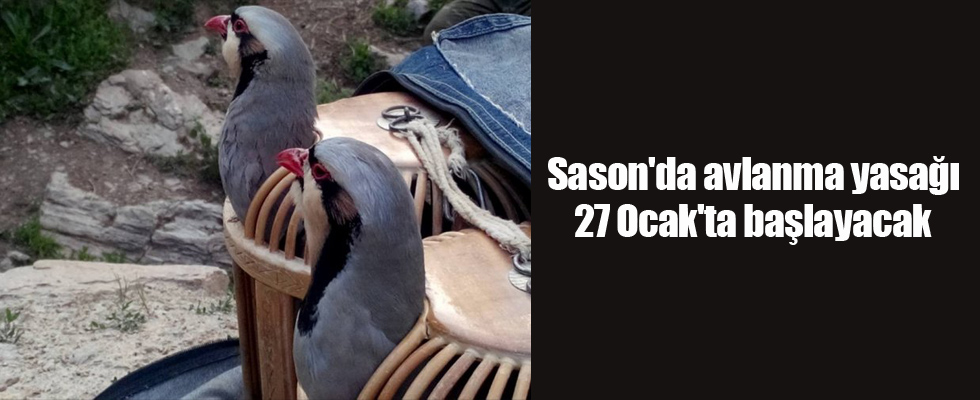 Sason'da avlanma yasağı 27 Ocak'ta başlayacak