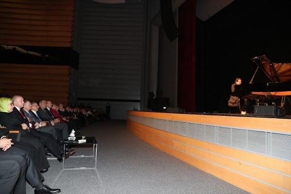 Cumhurbaşkanı Erdoğan Fazıl Say konserine katıldı