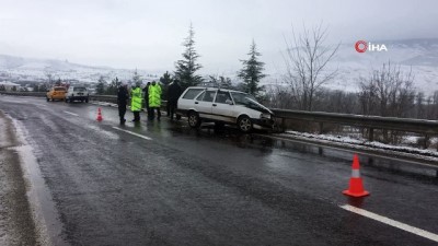 Çankırı'da Trafik Kazası Açıklaması 4 Yaralı