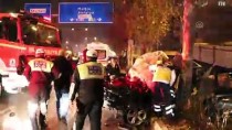 PAMUKKALE ÜNIVERSITESI - Denizli'de Otomobil Ağaca Çarptı Açıklaması 1 Ölü, 3 Yaralı