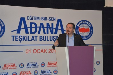 Memur-Sen Genel Başkanı Yalçın Adana'da Konuştu