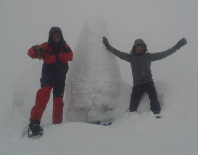 Nemrut Dağı'ndaki Devasa Heykeller Buz Tuttu