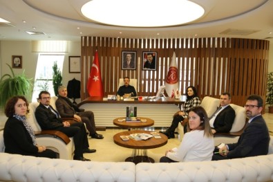 TSE Nevşehir İl Müdürü Güneş Rektör Bağlı'yı Ziyaret Etti