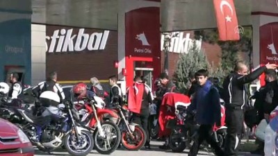 Adıyaman'da Motor Grubu Doğu Türkistan İçin Toplandı