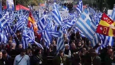 Yunanistan'da Olaylı 'Makedonya' Gösterisi