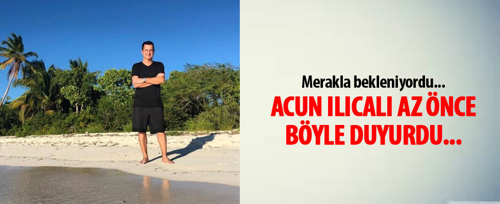 Acun Ilıcalı'dan Survivor paylaşımı!