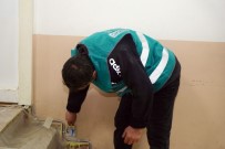 Kastamonu'da Hükümlüler, Okulları Boyayarak Çevre Düzenlemesi Yaptı