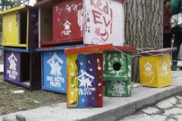 OKUL PROJESİ - Öğrenciler Sokak Hayvanları İçin Barınak Yaptı