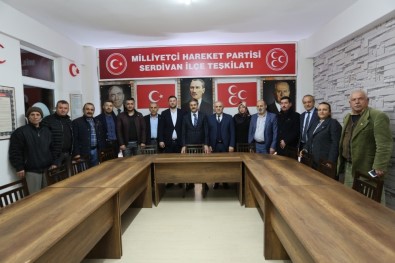 Başkan Alemdar, MHP Serdivan İlçe Başkanı İskender'i Ziyaret Etti