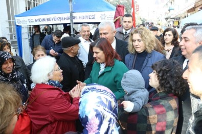 Başkan Çerçioğlu, Efeler Salı Pazarı'nı Ziyaret Etti