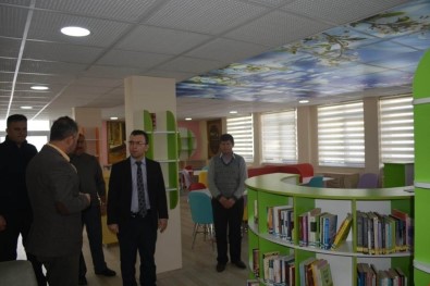Çavdarhisar'da Kütüphane Yenileme Çalışmaları