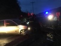 Ordu'da 2 Otomobil Çarpıştı Açıklaması 1 Ölü, 7 Yaralı