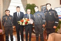 AHMET DENIZ - AFAD-SEN Heyetinden Vali Deniz'e Ziyaret