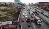 E-5 KARAYOLU - İstanbul trafiği kilit!