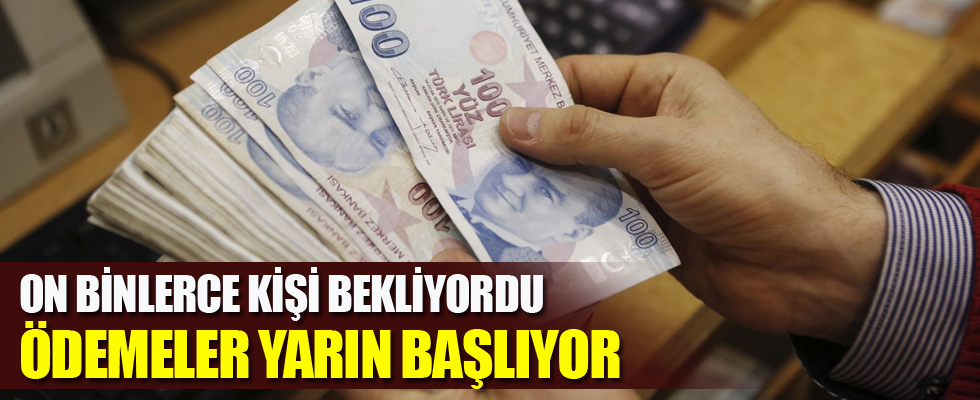 Bakan Pakdemirli: Ödemeler yarın başlıyor!