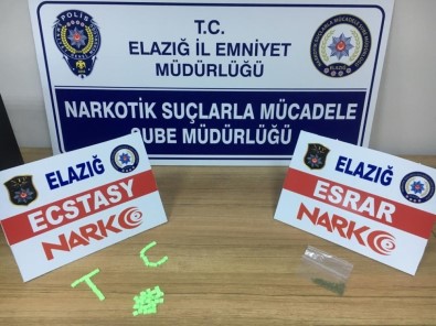 Elazığ'da Uyuşturucu Haplarla Yakalanan Şüpheli Tutuklandı