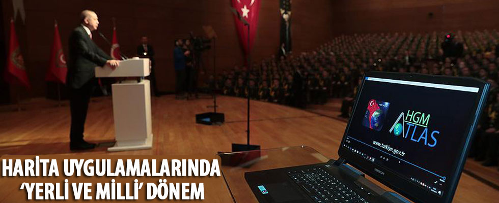 Harita uygulamalarında 'yerli ve milli' dönem