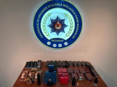 Aksaray'da Kaçak Parfüm Operasyonu