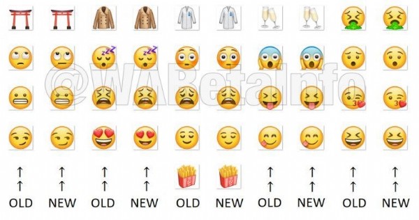WhatsApp'tan emoji güncellemesi