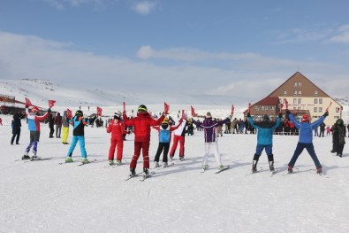 Hesarek Kayak Merkezi'nden Renkli Görüntüler