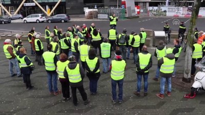 Hollanda'da 'Sarı Yeleklilerden' Dokuzuncu Eylem