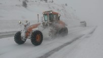 Konya-Antalya Karayolunda Yoğun Kar Yağışı