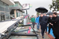 MÜNIR KARALOĞLU - Türel'den Hortumdan Zarar Gören Vatandaşlara Geçmiş Olsun Ziyareti