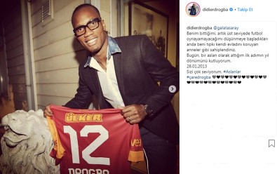 Didier Drogba Galatasaray'ı Unutmadı
