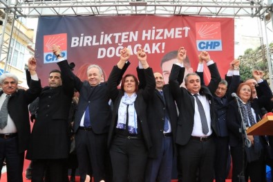 Başkan Çerçioğlu Ve İttifak Adayları Kuşadası Seçim Bürosunu Birlikte Açtı