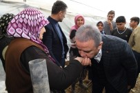 Büyükşehir Adayı Böcek, Afet Bölgesinde