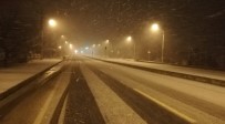 KARLı HAVA - Keşan'da Kar Yağışı Başladı