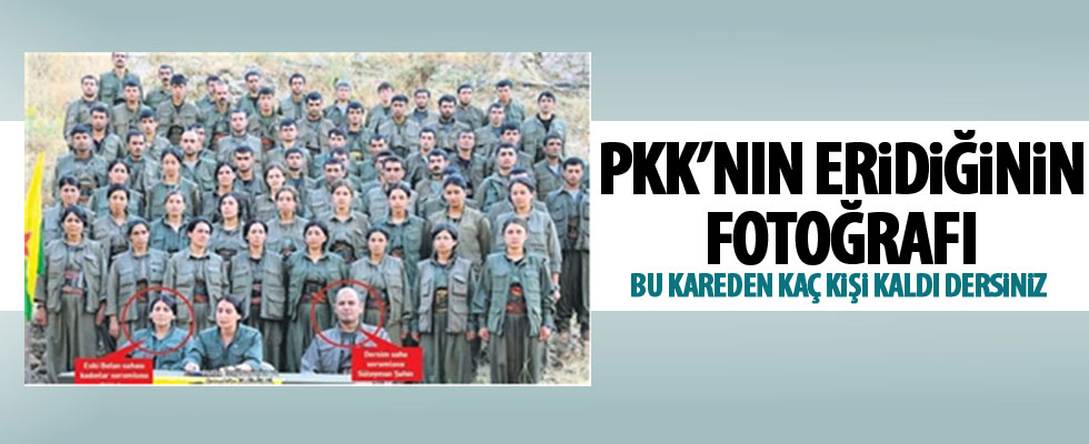 Terör örgütü PKK eriyor