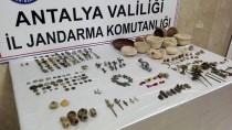 BRONZ HEYKEL - Antalya'da Tarihi Eser Kaçakçılığı Operasyonu