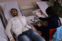 YERYÜZÜ DOKTORLARI - Genç Yeryüzü Doktorları Kulübünden Kan Bağışı Kampanyasına Destek