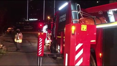 Şişli'de Ağaçlık Alanda Yangın