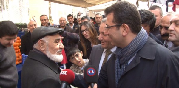 İmamoğlu'yla vatandaş arasında ilginç diyalog