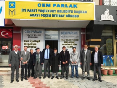 İYİ Parti Yeşilyurt Adayı Cem Parlak'a Ziyaret