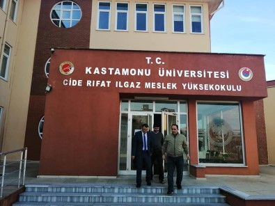 Murat Demir, Cide Rıfat Ilgaz Meslek Yüksekokulu'nu Ziyaret Etti