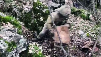 Terör Örgütü PKK'ya Ait 8 Sığınak İmha Edildi