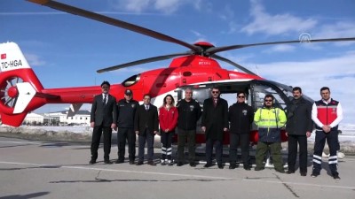 Vali Ayhan, Ambulans Helikopteri Tanıttı
