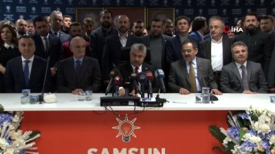 AK Parti Samsun İl Başkanlığına Atanan Aksu Görevi Devraldı