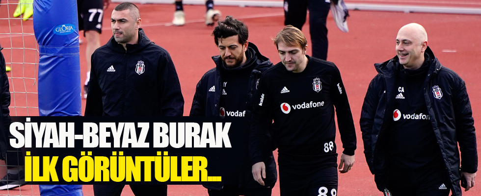 Burak Yılmaz Beşiktaş'ta ilk antrenmanına çıktı
