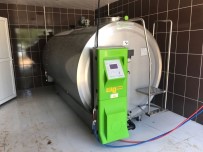 BÜYÜKKÖY - Büyükşehir'den Süt Üreticisine Soğutma Tankı Desteği