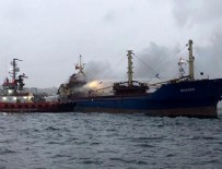 TOGO - Pendik açıklarındaki gemi yangınında 15 mürettebat kurtarıldı