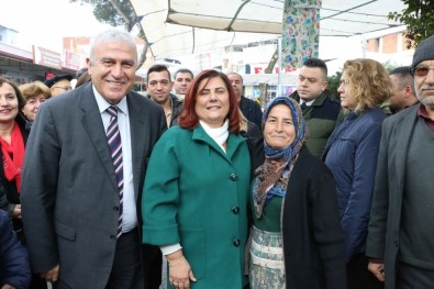 Başkan Çerçioğlu, Umurlu Pazarını Ziyaret Etti