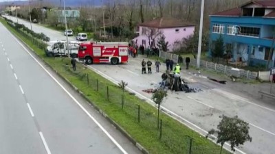 Samsun'da Otomobille Kamyonet Çarpıştı Açıklaması 1 Ölü, 1 Yaralı