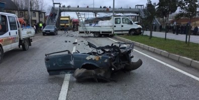 Samsun'da Trafik Kazası Açıklaması 1 Ölü, 1 Yaralı