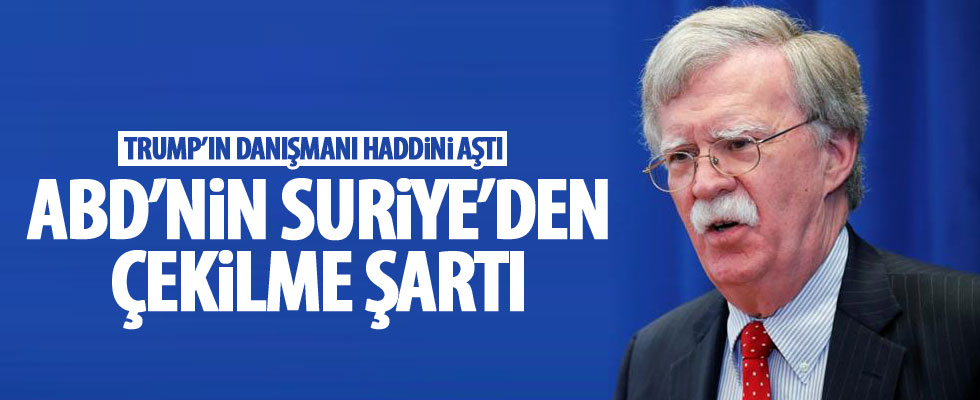 'ABD'nin Suriye'den çekilmesi ön koşula bağlı'